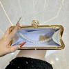Pearl Fashion Evening Party Small Xiangfeng Water Diamond Handbag Cheongsam Banquet Bag
