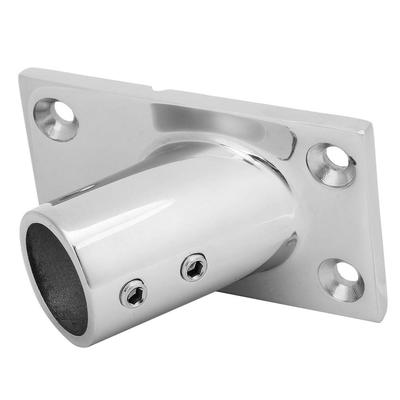 Boat Rail Fittings 60 Degrees Thickened Stainless Steel 316 Rail Fitting Rectangular Base 78in