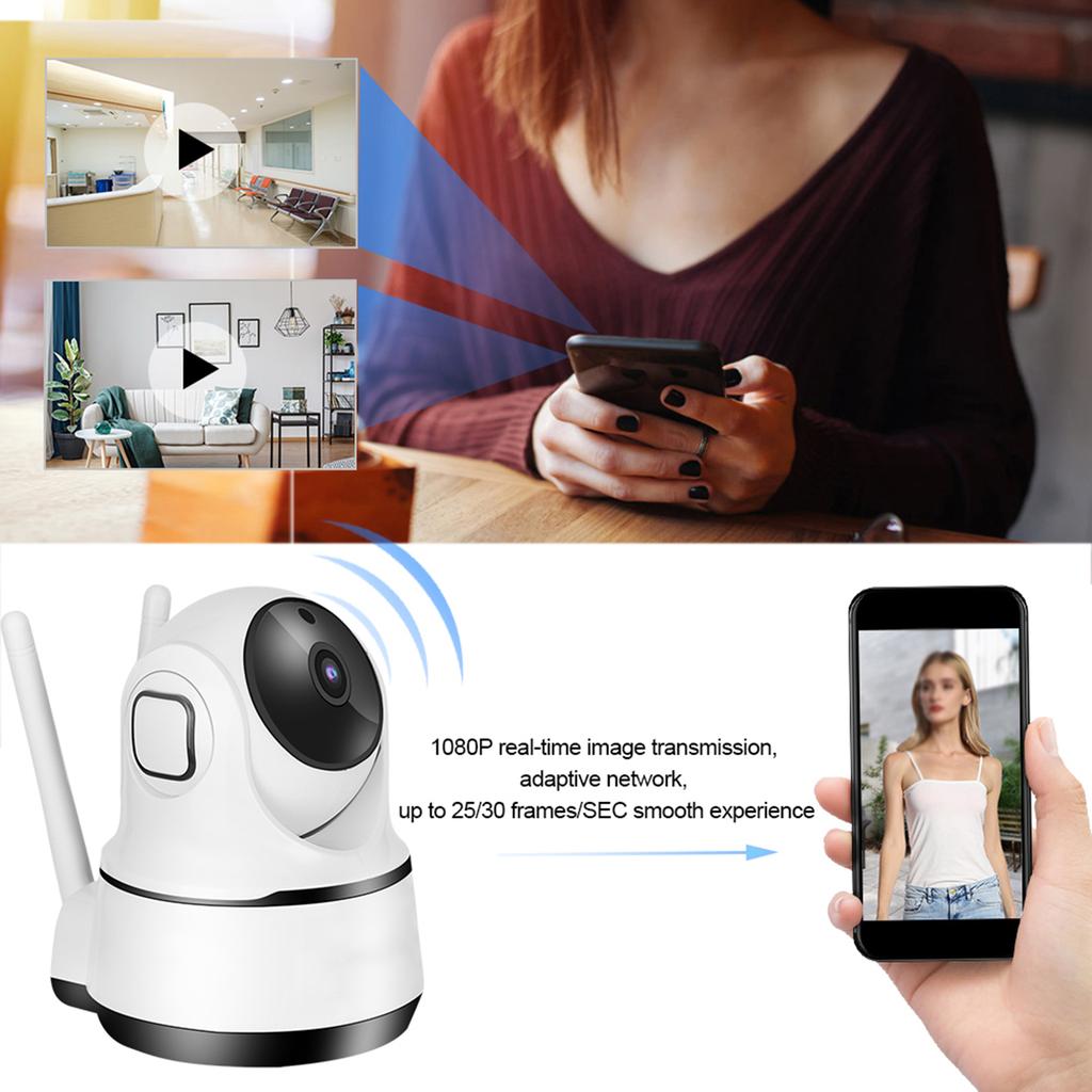 1080P HD Home Security Camera WiFi CCTV IR CUT PTZ Baby Monitor