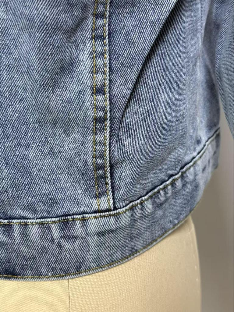 Retro Women's Short Denim Jacket