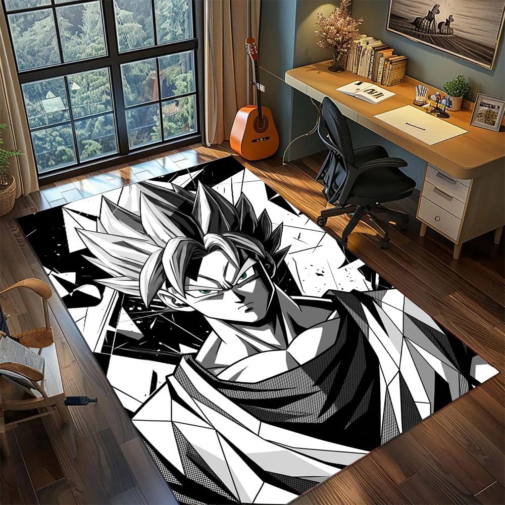 Dragon Ball!Rug Carpet Large Area Rug Non Slip Washable Floor Mat Gamer Room Bedroom Home Decor