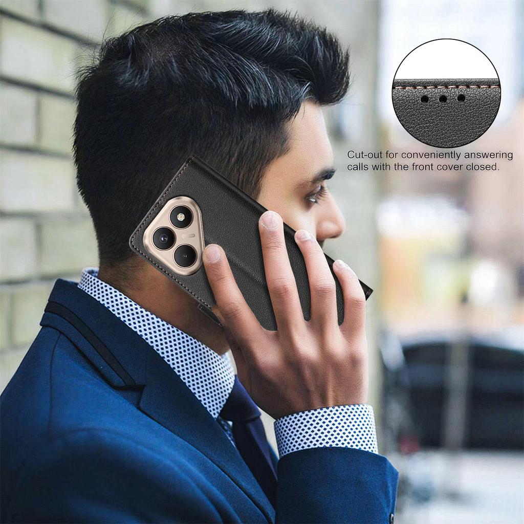 For TECNO Pova 7 Pro 5G Leather Case BINFEN COLOR BF32 Wallet RFID Blocking Phone Cover