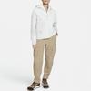 Nike Solid Color Zip-Up Hooded Jacket Women Jackets White DB8150-121