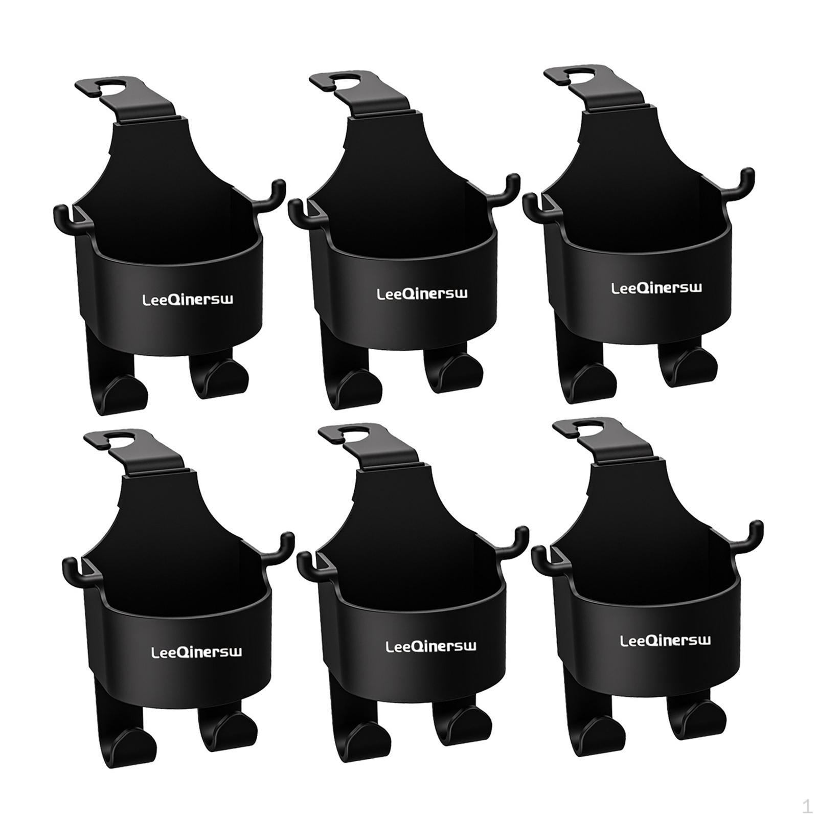 6Pcs Seat Back Cup Holder Car Storage Hook Multifunctional Universal