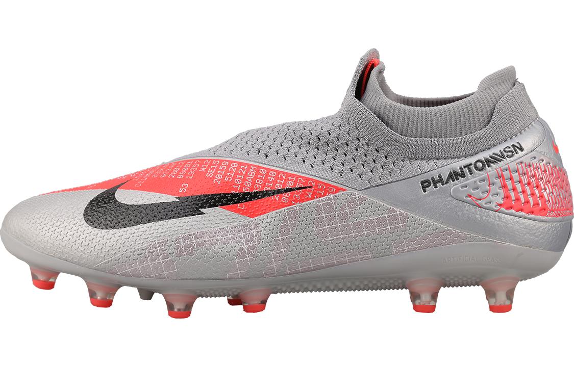 Nike Phantom Vision 2 Elite Df AG Pro Metallic Grey Crimson CD4160-906 40