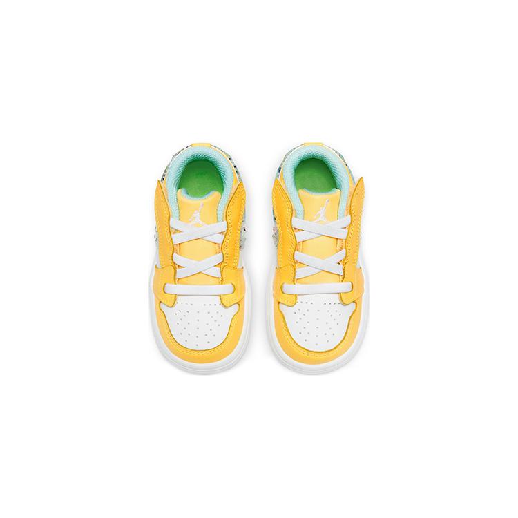 New Jordan Air Jordan 1 Low Alt SE TD Slip Resistant Low Top Baby & Toddler Shoes Yellow White Infant And Toddler DX4388-800