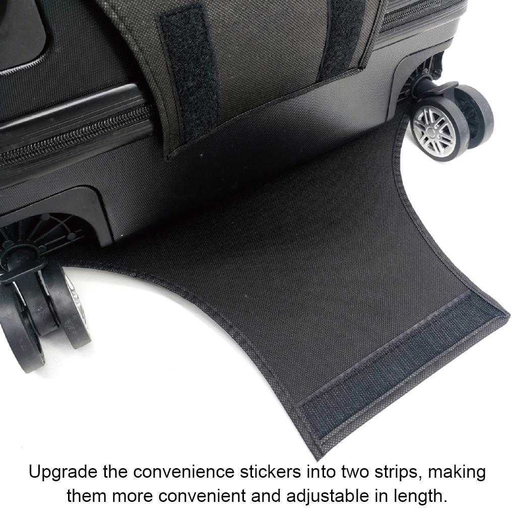 Vlies-Reisegepäckabdeckung, staubdicht, stilvoll, Aufklebertyp, abnehmbar, ple-Stil, Kofferschutz