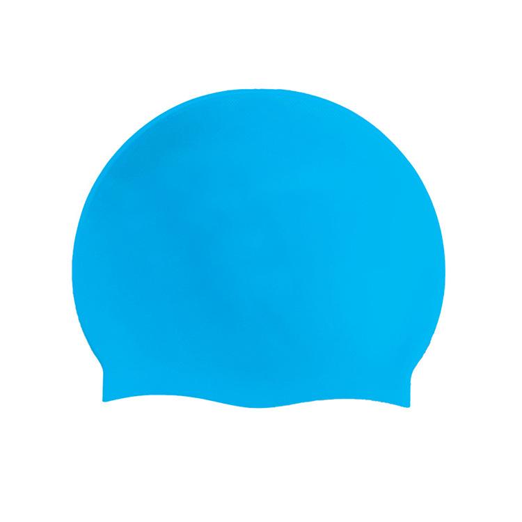 Universal Odorless Waterproof Silicone Swim Cap for Men, Women, and Children - High Elasticity, Ideal for Swimming and Diving, Custom Logo Available.