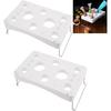 LEILIN Piping Bag Holder 2pcs Cake Decorating Icing Bag Stand 12-Cavity Cream Bag Holder