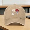 Im Not 50 I Am 49 Plus 1 Middle Finger Casual Baseball Cap Summer  Trucker Hat High Quality Hunting Camping Snapback Cap Gift