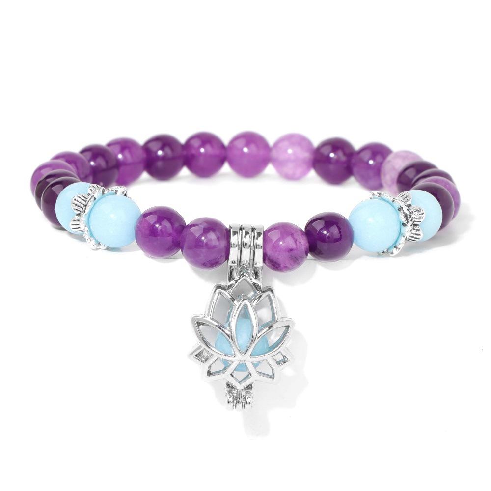 

JYL TS Bracelet Couple Magnet Beads Strengthens Attraction & Unity amethyst електричні кольору ультрамарин