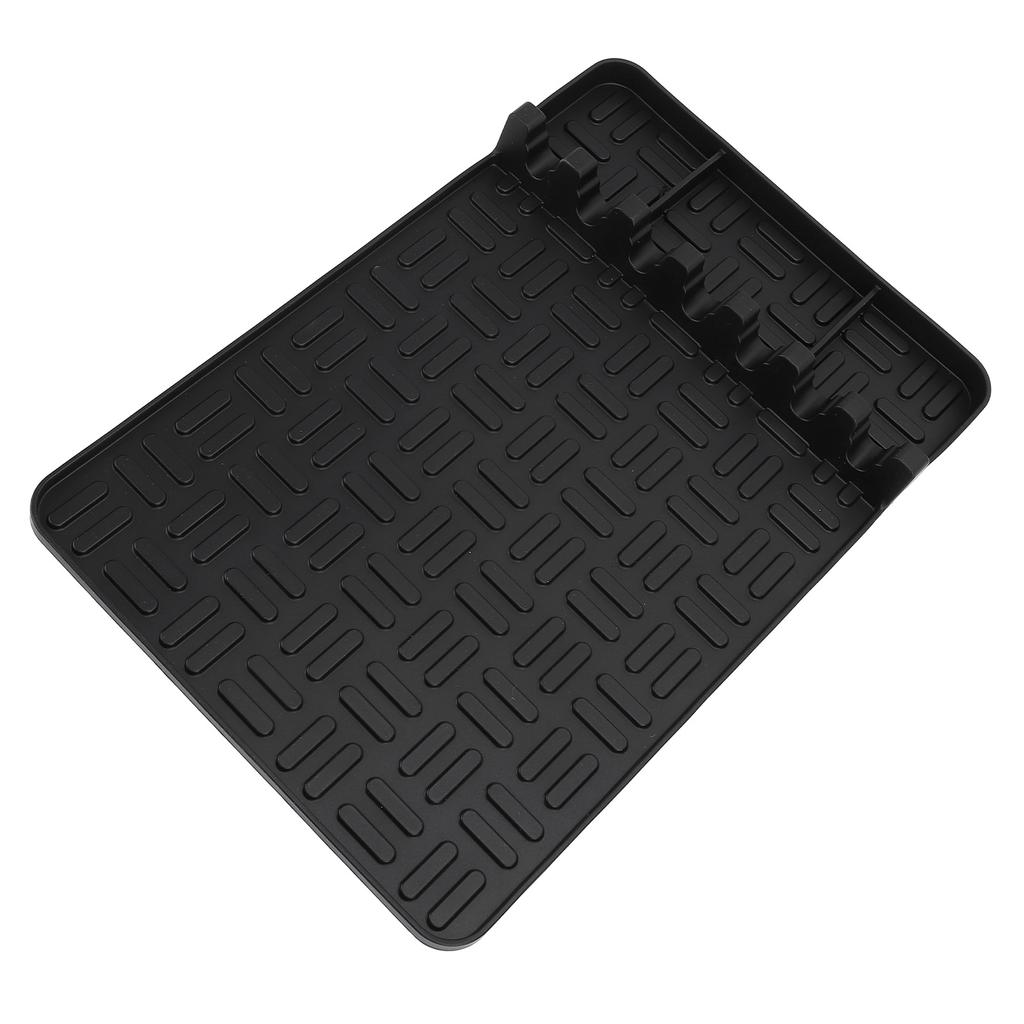 Silicone Griddle Tools Mat Heat Resistant Washable Reusable Soft Flexible Silicone Grill Side Shelf Mat for Baking Grilling Camping