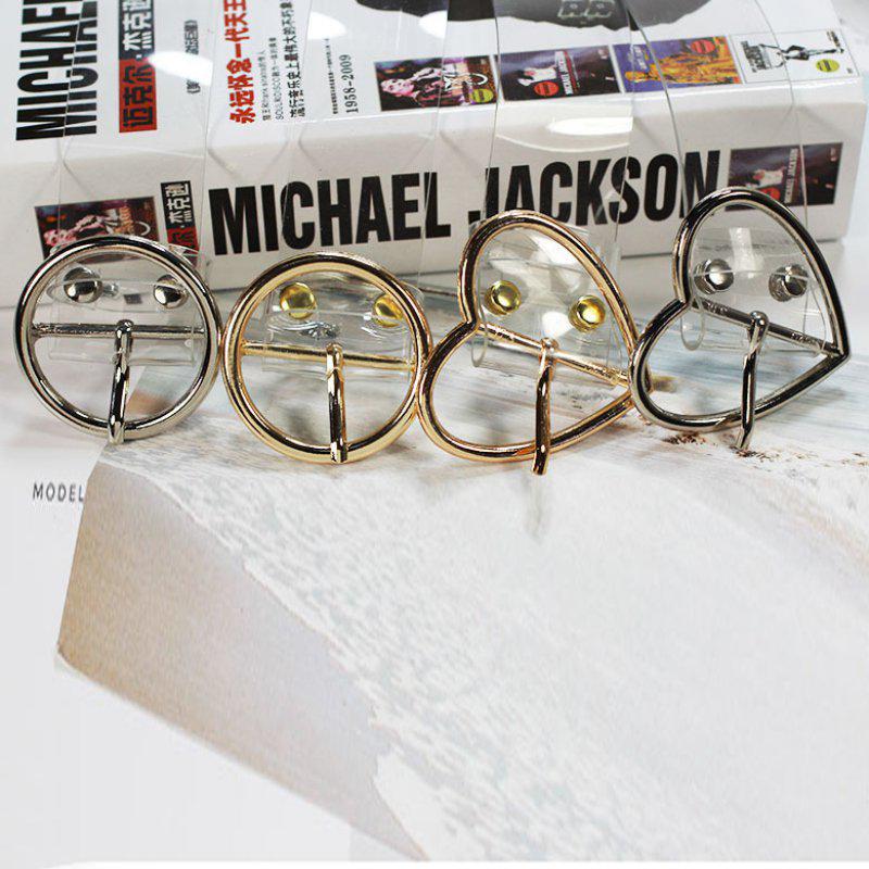 Women's Belt Joker Resin Transparent Porous Ring Belt