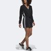 Adidas Originals 3 STRIPE Originals Bodysuits Women's Black Square Collar (Unisex) Bodysuits FL4060