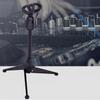 Adjustable Microphone Stand Desktop Tripod Table Stand Clip Holder Bracket Desktop Triangular Microphone Stand