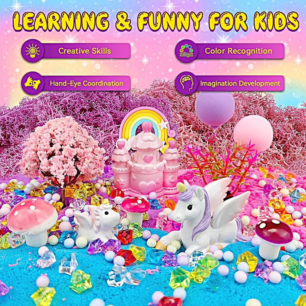 Terrarium Crafts Kit for Kids-LED Night Light Up & Remote Birthday Gifts Toys Ages5 6 7 8 9 10 Year Old-Christmas Gifts