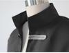 2024 European & American Men's Solid Color Steampunk Overcoat with Stand-Up Collar