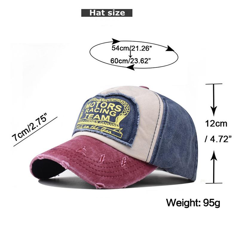 New Letter Baseball Cap Summer Washed Cotton Baseball Hat Fashion Snapback Caps For Men Women Hip Hop Caps Peaked Hats Men Casual Sun Hat