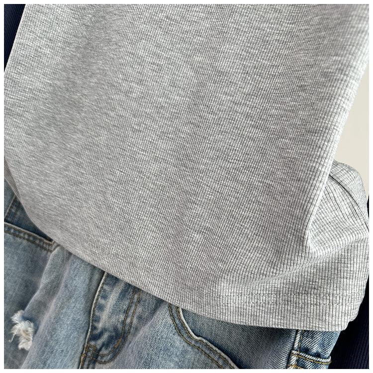 Women Modal Ribbed Long Sleeve T Shirt Slim Inner Top Spring Autumn Winter Versatile Wear