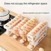 2pcs Large Capacity Automatic Egg Roller Household Four Tier Refrigerator Egg Storage Box Space Saving Kitchen Dedicated