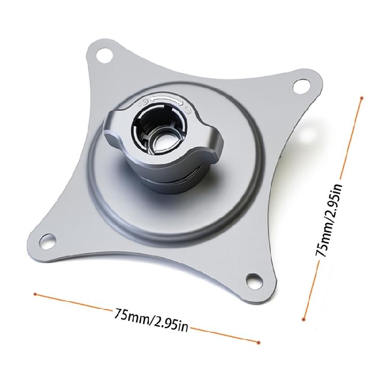 17Mm Ball Head Mount Bracket Adjustable Tilts Swivels for 75Mm VESA Pattern Portable Screens