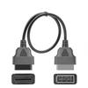 New 14 Pin To OBD2 16 Pin Code Reader Diagnostic Adapter Cable For Nissan Old Car