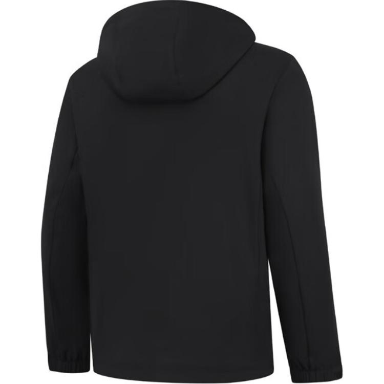 Li Ning Volná Všestranná Mikina s Kapucí a Dlouhým Rukávem Pánské bundy Černá AFDUA05-7