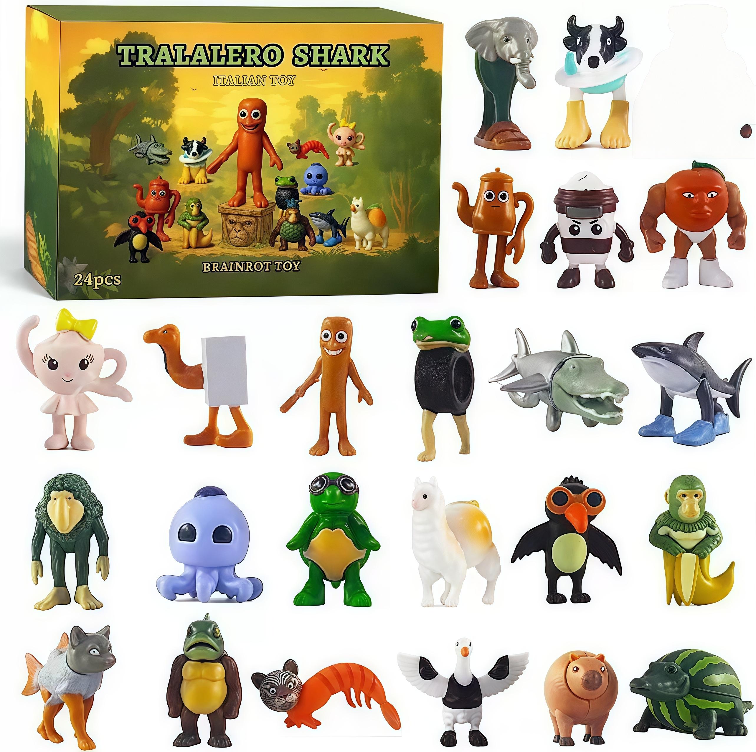 

Brainrot Italian Advent Calendar Tung Tung Tung Sahur Tralalelo Tralala Countdown Advent Calendar Christmas Gift 24 Days OTHER