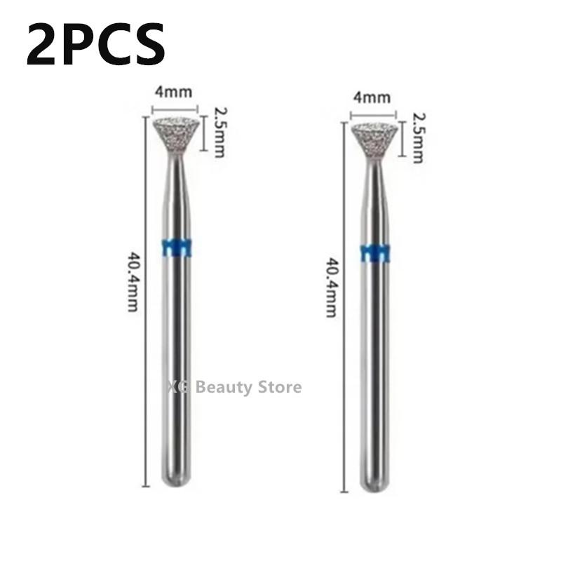 1/2/5/10PCS Cuticle Clean Nail File Carbide Nail Drill Bit Glue Overflow Removal Diamond Rotary Burrs Electric Manicure Pedicure