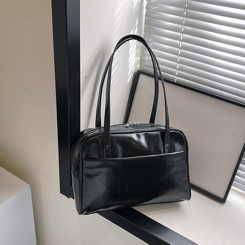 

Сумка Niche Textured Underarm Bag, новый модный и универсальный корейский портфель, универсальная, большой емкости, для ношения на одном плече