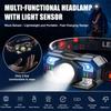 Rechargeable motion sensor headlamp LED Flashlight Work Mini Headlamps USB Portable Outdoor For Camping Light Running flashlight
