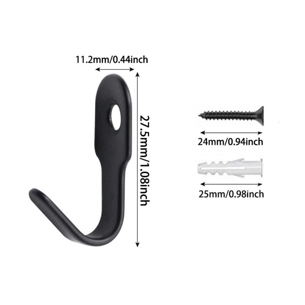 30pcs Mini Wall Hanging Hook Punching Installation Clothing Hook Hardware J-shaped Hook Shower Room