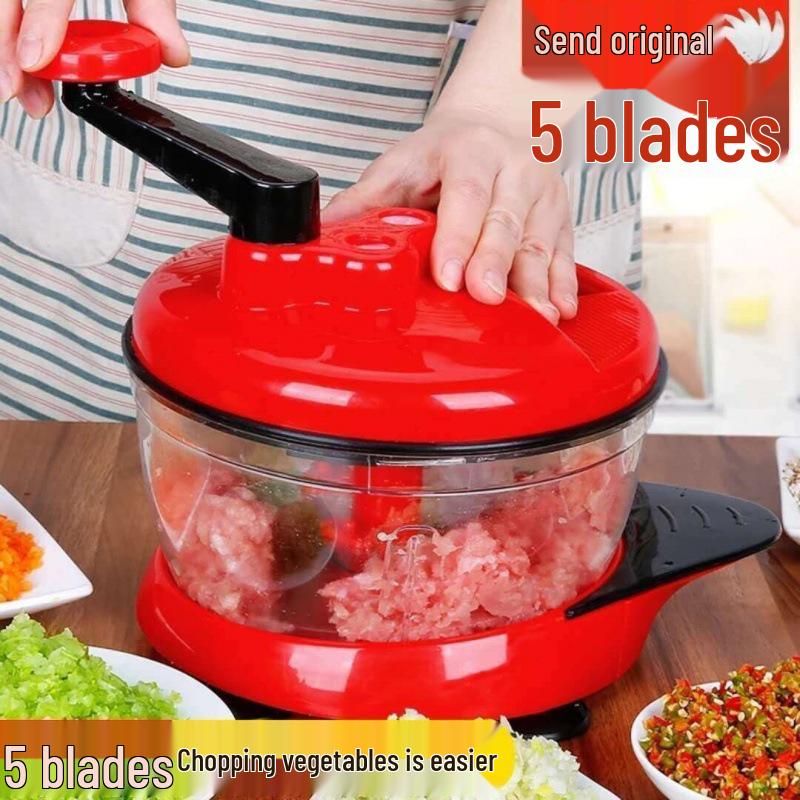 Manual Meat Grinder & Vegetable Chopper for Homemade Dumpling Filling Mixes