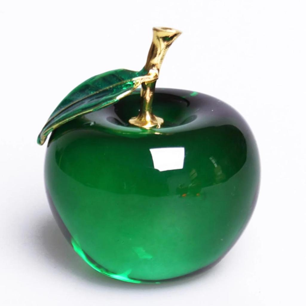 Red Crystal Apple Ornament - Christmas Eve Gift and Car Decoration