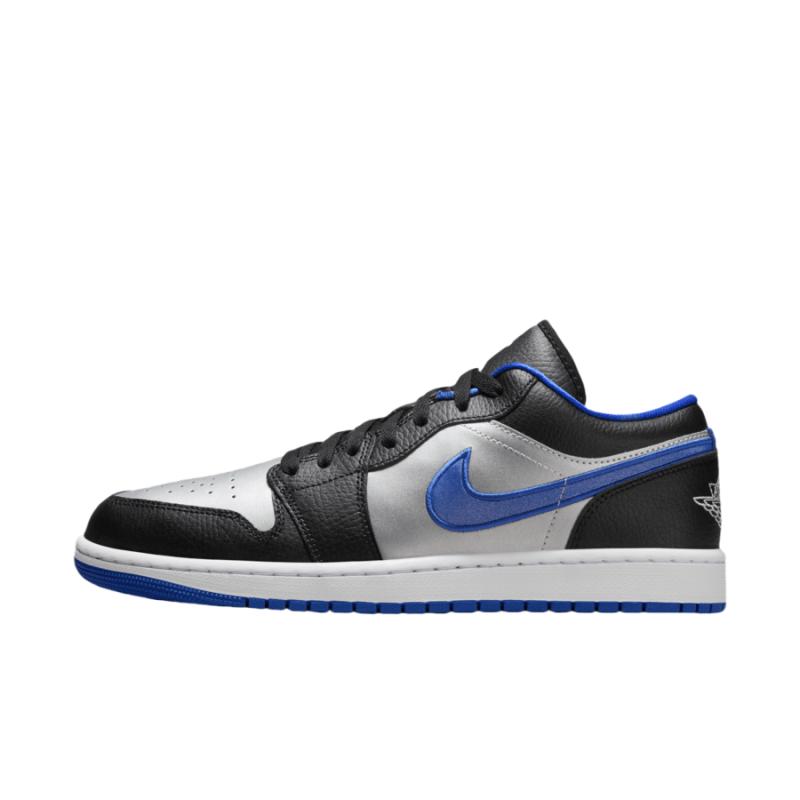

Jordan 1 Low Black Game Royal Metallic Platinum Jordan 553558-007 47.5