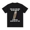 Fashionable Cotton Cat Joke T-Shirt Short Sleeve Crew Neck for Men And Women Streetwear Style Fun And Interesting Design