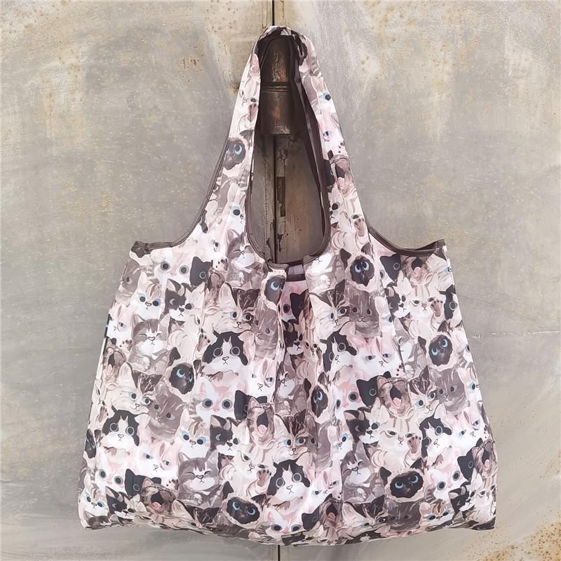 Eco-friendly Foldable Storage Tote - 210D Oxford Cloth, Waterproof & Large Capacity