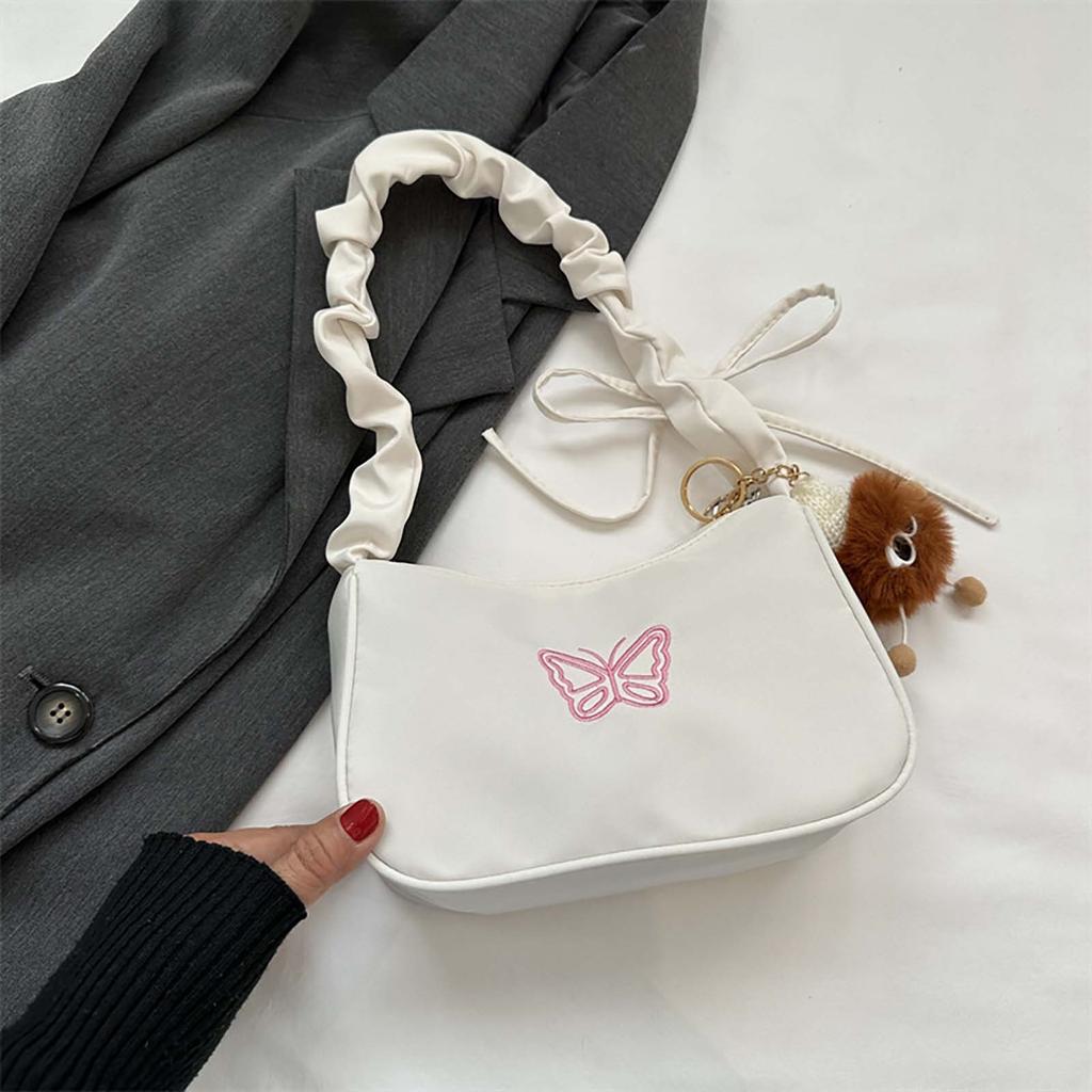 Color Blocking Armpit Bag, Women's Shoulder Bag, Casual Small Square Bag, Personalized Chain Bag