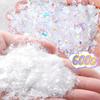 600/200g Artificial Snow Powder Christmas White Colorful Fluffy Fake Snowflakes Snowpowder Xmas Tree Winter Scene Party Decor