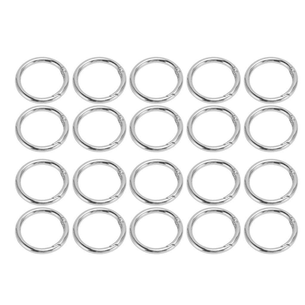 20Pcs    O  S 1.57in Diameter 0.2in Thick Strong Copper Secure Closure    Buckles for Purse Bag Jewelry