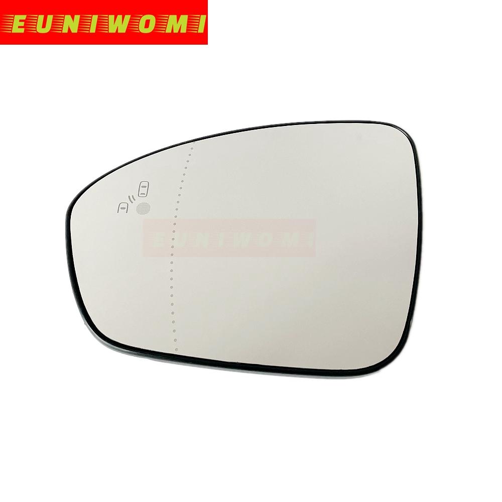 Heated Wide Angle Outside Car Mirror Glass With Blind Spot for RENAULT Clio Mk5 BJA