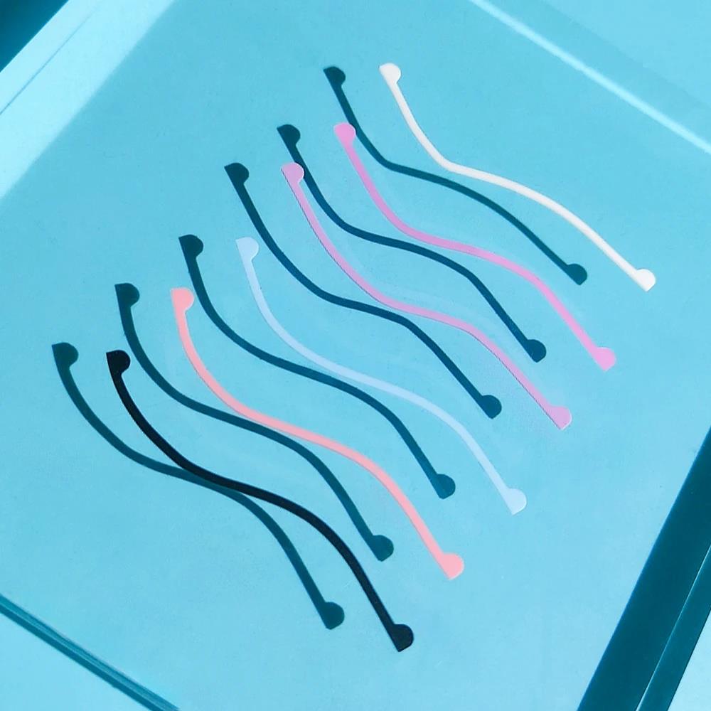 3 Paare/Beutel Silikonband Wiederverwendbar Wimperndauerwelle Wimpernlift Band Schnur Roller Wimpernlaminierung Roller Kompensator Make-up Werkzeug