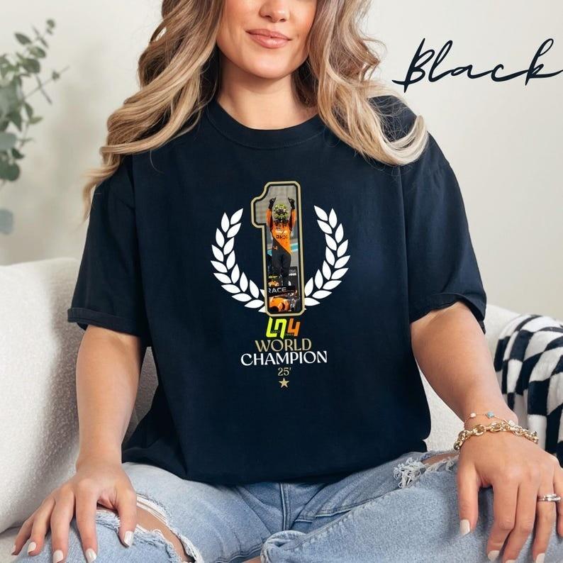 Lando Norris 2025 World Champion Unisex Tshirt Unisex T-Shirt XXXXL