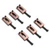 6Pcs Electric Guitar Saddle Excellent Workmanship Improve Vioce Metal Material Electric Guitar Accessories