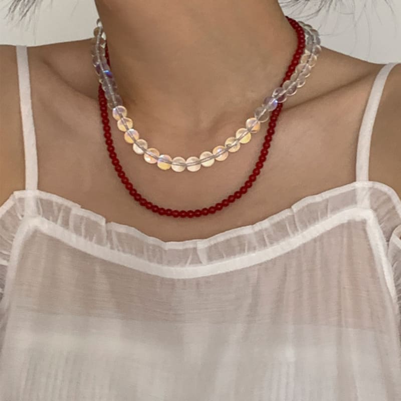 TORTOISE [Silver925] Fez Jelly Thick Necklace_3colors