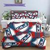 Club Atletico Independiente2 Pattern Bedding Quilt Set  Home Decoration  Gift (1 * duvet cover + 2 * pillowcase  without core)