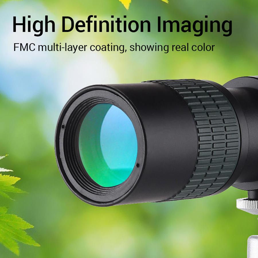 High Performance 8-24x30 Monocular with FMC Coating for Outdoor Enthusiasts Perfect for Hunting Wildlife Watching Birding