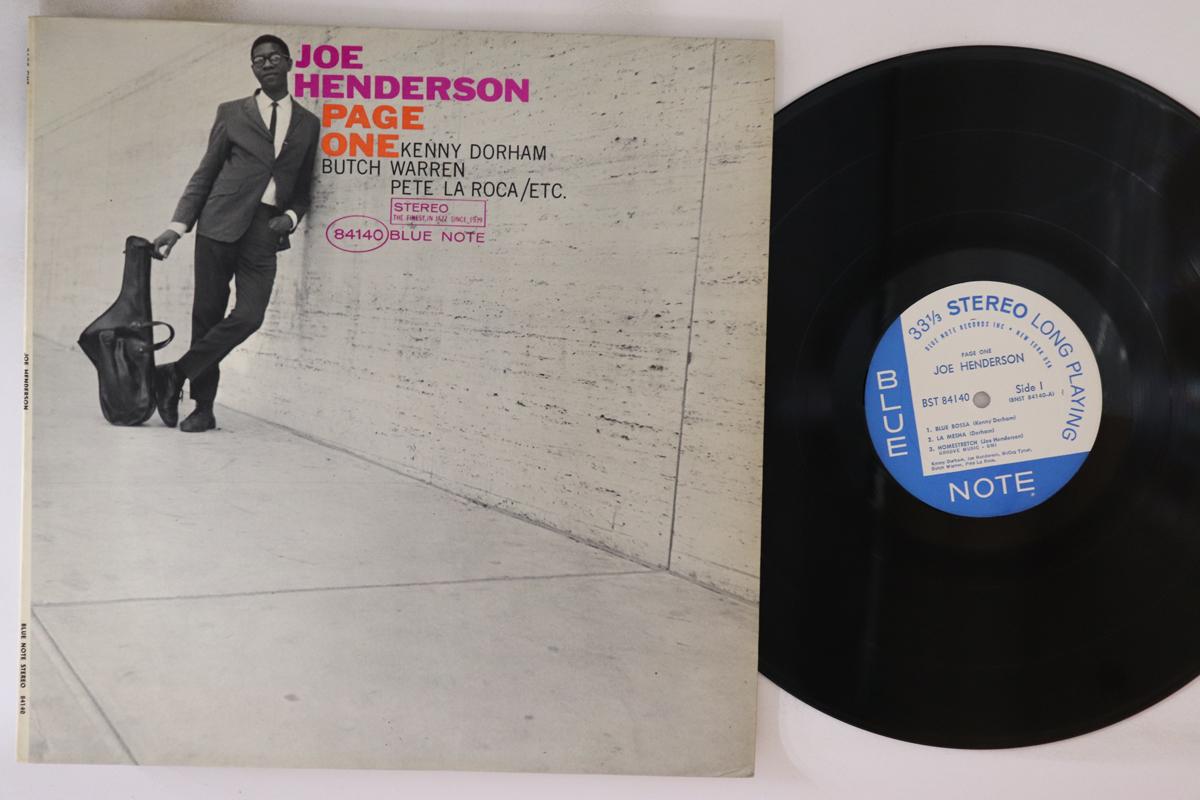 

LP Record JOE HENDERSON - Page One BST84140 BLUE NOTE 1966 US Jazz Used