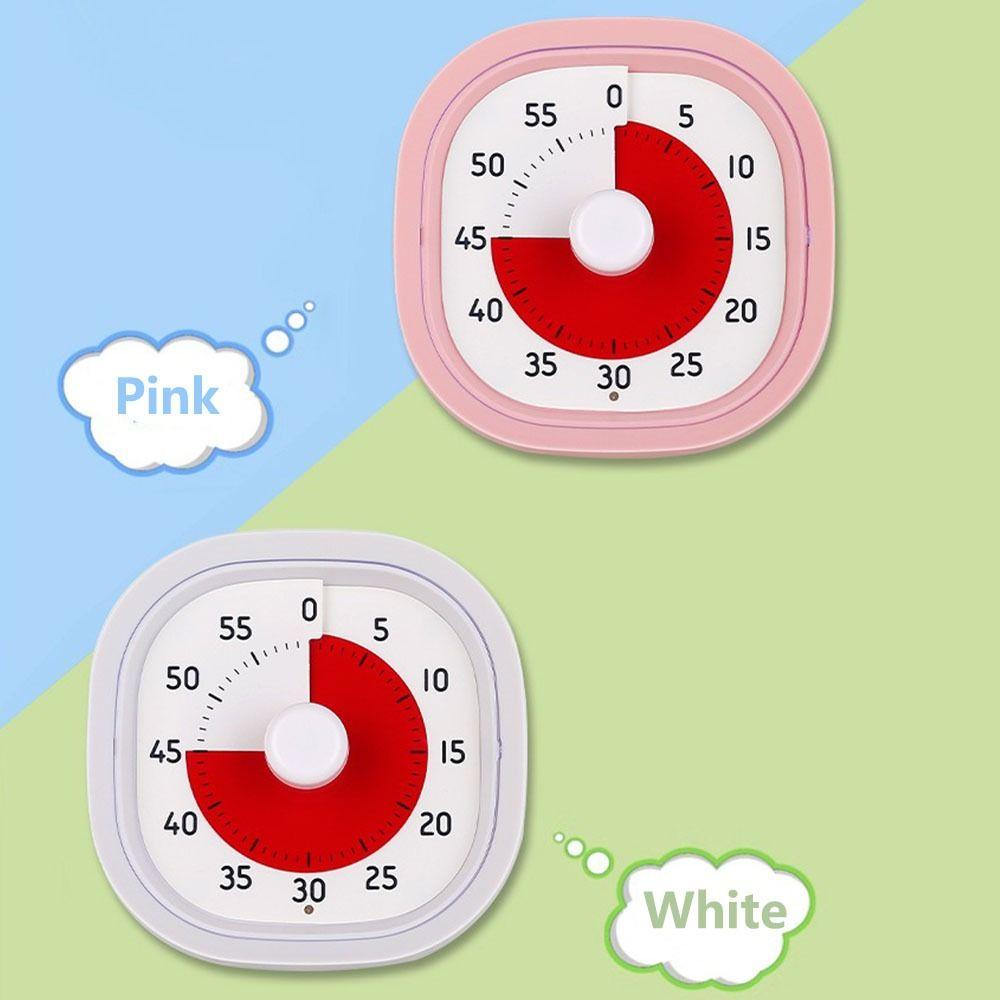 60-Minute Kitchen Countdown Reminder Self-discipline Alarm Clock Visual Timer Reading Room