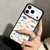 Capa Case for iPhone 17 Air 16 Pro Max 15 Plus 11 13 Mini 14 12 Back Phone Cover Fun Dinosaur Pattern Dino soft